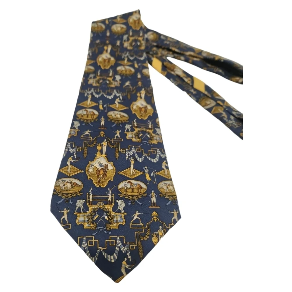 Ferragamo silk‎ tie New